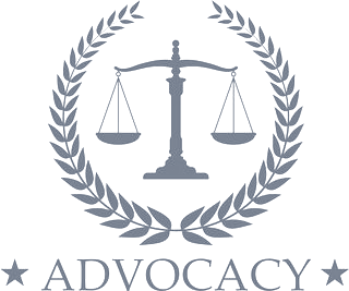 Advocacy in law — scales of justice